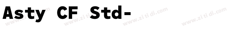 Asty CF Std字体转换 Asty CF Std字体转换